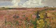 Study for landscape with flowering